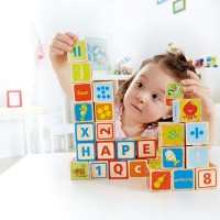 Кубики Hape ABC Blocks (E0419A) фото №3 — интернет-магазин Desire.md