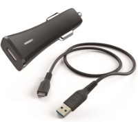 Автомобильная зарядка Hama USB Type-C 3 A Black (178278)