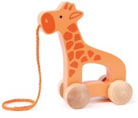 Jucarie de impins si tras Hape Giraffe (E0906A)