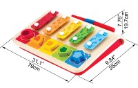 Xilofon Hape Shape Sorter Xylophone (E0334A) imaginea #2 — magazin online Desire.md