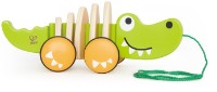 Игрушка каталка Hape Walk-a-long Crocodile (E0348A)