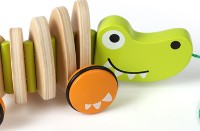 Игрушка каталка Hape Walk-a-long Crocodile (E0348A) фото №3 — интернет-магазин Desire.md