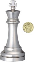 Brain Puzzle Eureka Cast Chess King Silver (473686)