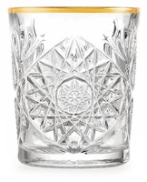 Набор стаканов Libbey Hobstar Gold Rim Whiskey 12pcs (929348) фото №1 — интернет-магазин Desire.md