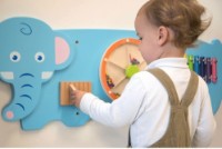 Busy Board Viga Wall Toy-Elephant (50472) imaginea #4 — magazin online Desire.md