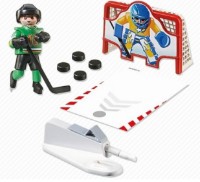 Figura Eroului Playmobil Sports&Action: Ice Hockey Shootout (PM6192)