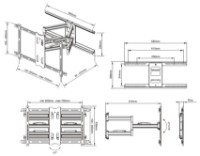 Кронштейн для ТВ Multibrackets M Flexarm Pro Heavy Duty фото №5 — интернет-магазин Desire.md