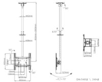 Suport TV Multibrackets M Public Ceilingmount Medium Single 3000 imaginea #9 — magazin online Desire.md