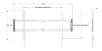 Кронштейн для ТВ Multibrackets M Wallmount Fixed Large фото №5 — интернет-магазин Desire.md