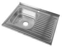 Кухонная мойка Becky 60 80 0.6 BK RIF Left фото №1 — интернет-магазин Desire.md