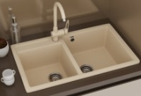 Кухонная мойка Ulgran U-200-328 Beige фото №4 — интернет-магазин Desire.md
