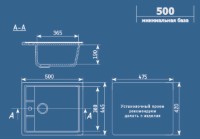 Кухонная мойка Ulgran U-406 Black фото №4 — интернет-магазин Desire.md
