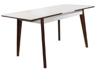 Обеденный стол Deco MG-A05 White/Brown Legs фото №2 — интернет-магазин Desire.md