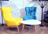 Кресло Deco Tiger Yellow фото №3 — интернет-магазин Desire.md