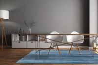 Covor Louis de Poortere Atlantic 8485 Blue Stripes 1.70x2.40m imaginea #7 — magazin online Desire.md