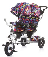Bicicletă copii Chipolino Tandem Multicolor (TRKTA0185MC)