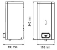 Dozator săpun lichid Mediclinics DJ0031CS Satin Inox imaginea #2 — magazin online Desire.md