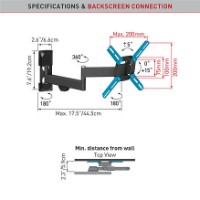 Suport TV Barkan 2400 B imaginea #2 — magazin online Desire.md