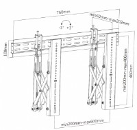 Suport TV Reflecta Plano Video Hall 60-6040 imaginea #5 — magazin online Desire.md