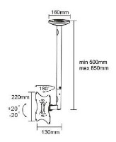 Кронштейн для ТВ Sopar Pallas L Black фото №2 — интернет-магазин Desire.md