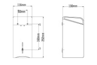 Диспенсер для бумаги Mediclinics DTH100CS Satin Inox фото №2 — интернет-магазин Desire.md
