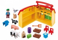 Set de construcție Playmobil 1.2.3: My Take Along Farm (PM6962)
