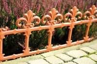 Gard decorativ pentru gradina Prosperplast Palisada Brown IPLB-R222 imaginea #2 — magazin online Desire.md