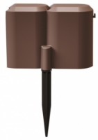 Садовое ограждение Prosperplast Palisada Brown IPSP-R222