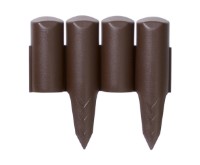 Gard decorativ pentru gradina Prosperplast Palisada Brown IPBO-R222 imaginea #1 — magazin online Desire.md