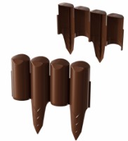 Садовое ограждение Prosperplast Palisada Brown IPBO-R222 фото №2 — интернет-магазин Desire.md