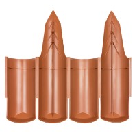 Садовое ограждение Prosperplast Palisada Teracota IPBO-R624 фото №5 — интернет-магазин Desire.md