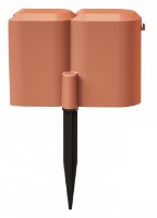 Садовое ограждение Prosperplast Palisada Teracota (IPSP-R624) фото №1 — интернет-магазин Desire.md