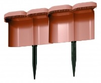 Садовое ограждение Prosperplast Palisada Teracota (IPSP-R624) фото №2 — интернет-магазин Desire.md