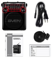 Radio portabil Sven SRP-355 Black/Red