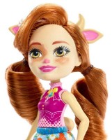 Păpușa Enchantimals Cailey Cow Doll & Curdle Figure (FXM77) imaginea #4 — magazin online Desire.md