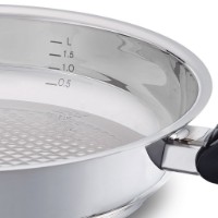 Сковорода Fissler Crispy Steelux Comfort D24 (2110124100) фото №2 — интернет-магазин Desire.md