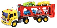 Набор машин Wenyi 1:16 Auto Transport Trailer Truck (WY570B) фото №2 — интернет-магазин Desire.md