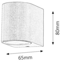 Уличный светильник Rabalux Chile Inox (8020) фото №2 — интернет-магазин Desire.md