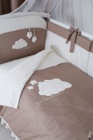 Lenjerie de pat pentru copii Perina Bambino Beige (ББ6-01.5)