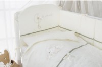 Lenjerie de pat pentru copii Perina Le Petit Bebe Milky Olive imaginea #3 — magazin online Desire.md