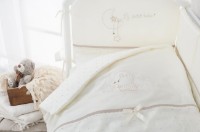 Lenjerie de pat pentru copii Perina Le Petit Bebe Milky Olive imaginea #4 — magazin online Desire.md