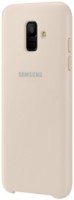 Husa de protecție Samsung Dual Layer Cover Galaxy A6 Gold