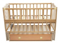 Кроватка Кузя Ангелина Natural фото №1 — интернет-магазин Desire.md