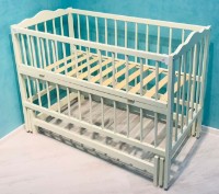 Кроватка Кузя Aнастасия-2 Ivory фото №2 — интернет-магазин Desire.md