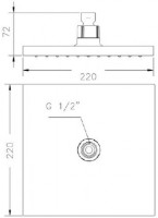 Cap de duș Genebre Kenjo (R63112 26) imaginea #2 — magazin online Desire.md