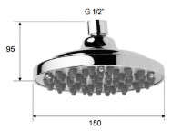Cap de duș Remer 353 15 imaginea #2 — magazin online Desire.md