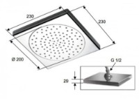 Cap de duș Remer 356S imaginea #2 — magazin online Desire.md