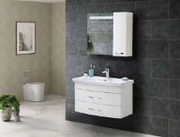 Dulap cu oglindă Martat Ares 90 White (12370) imaginea #2 — magazin online Desire.md