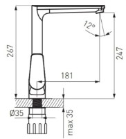 Смеситель для кухни Ferro Espacio BES4  фото №2 — интернет-магазин Desire.md