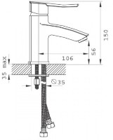 Смеситель для умывальника Ferro Florence BFL2VL  фото №2 — интернет-магазин Desire.md